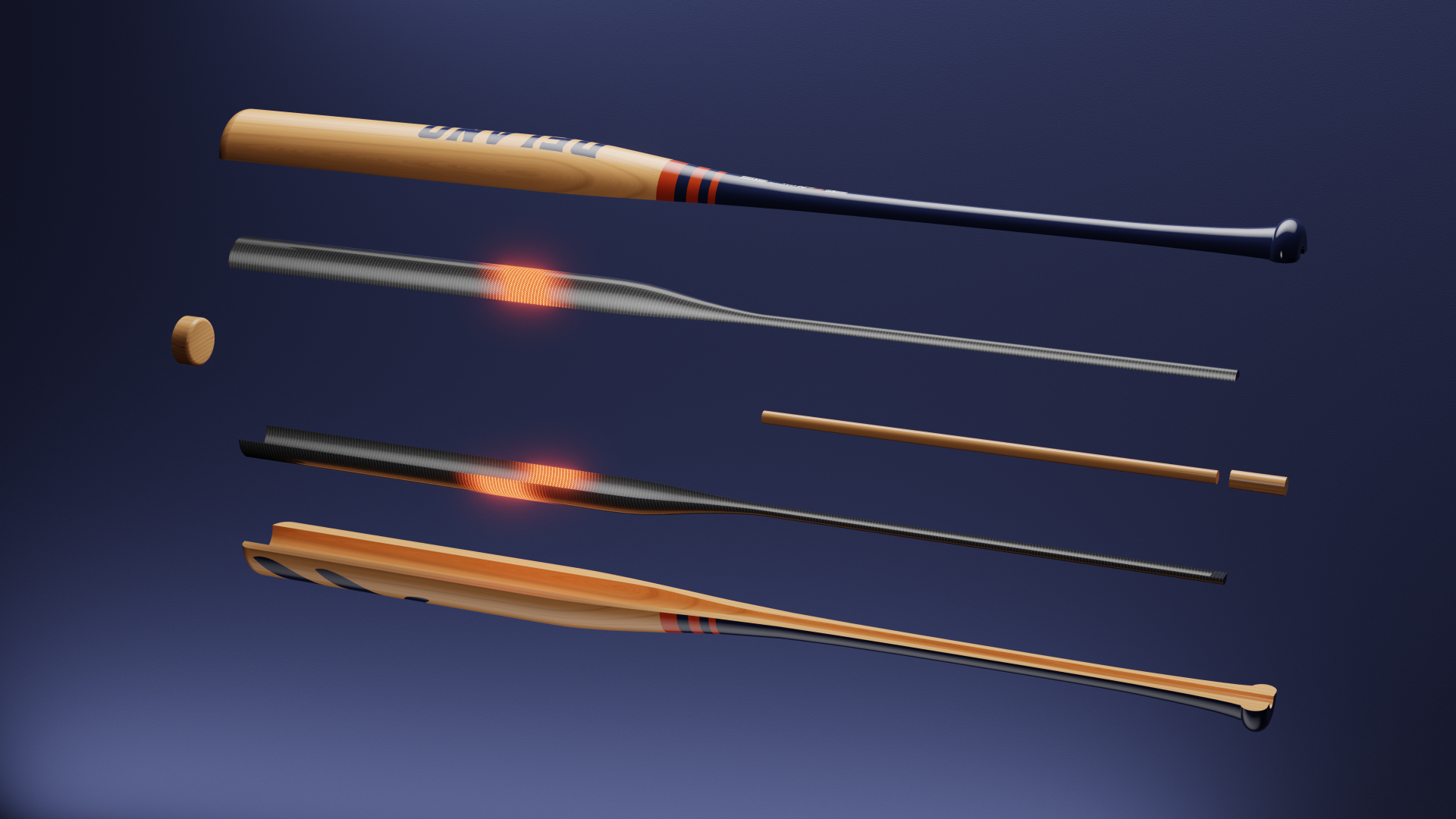 Baseball Bat 3d Animation — image 1